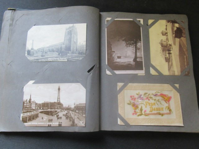 EDWARDIAN POSTCARD ALBUM Image