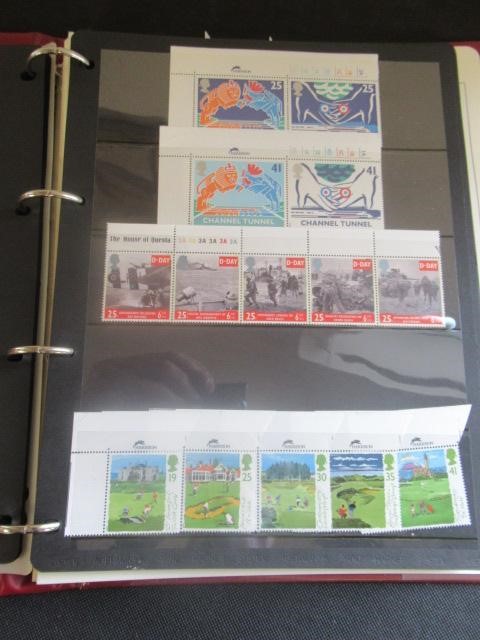 ALBUM OF MINT GB STAMPS 1987-2001 Image