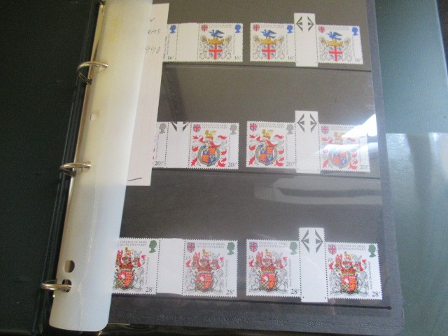 ALBUM OF MINT GB GUTTER PAIRS 1984-90 Image