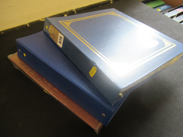 THREE ALBUMS OF MINT JERSEY STAMPS INCLUDING £5 EXAMPLE  Image