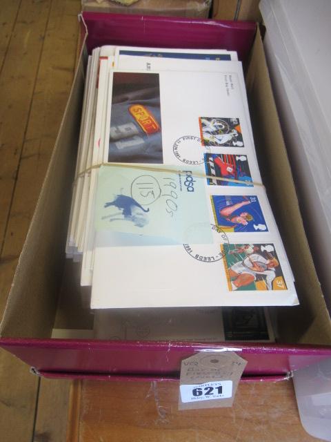 BOX OF FIRST DAY COVERS Image