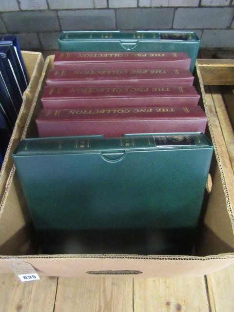 BOX OF SIX PNC AND OTHER COINS AND FIRST DAY COVERS Image