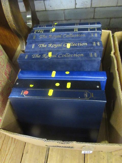 EIGHT ALBUMS OF THE ROYAL COLLECTION AND OTHER FIRST DAY COVERS Image