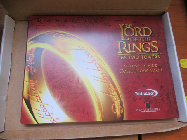 LORD OF THE RINGS NEW ZEALAND PHONE CARD SET Image