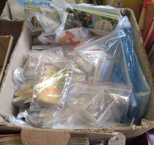 FULL BOX OF CIGARETTE CARDS Image