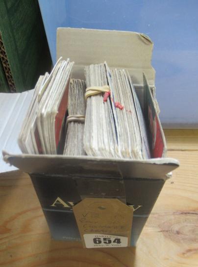 BOX OF CIGARETTE CARDS Image