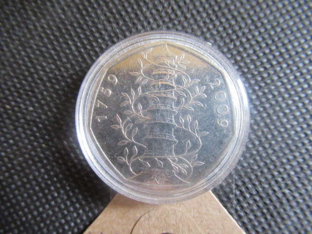 2009 PAGODA 50P COIN Image