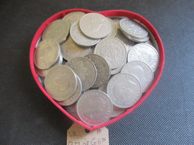 QUANTITY OF GEORGE VI AND ERII  CROWNS Image