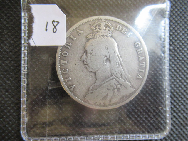 1889 SILVER HALF CROWN Image