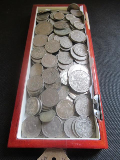BOX OF GEORGE VI AND ERII  CROWNS AND SHILLINGS Image