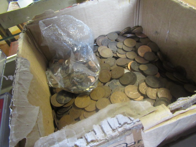 HEAVY BOX OF BRITISH COINAGE Image