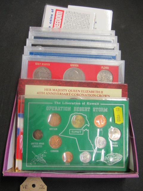 QUANTITY OF WORLD PROOF COIN SETS Image