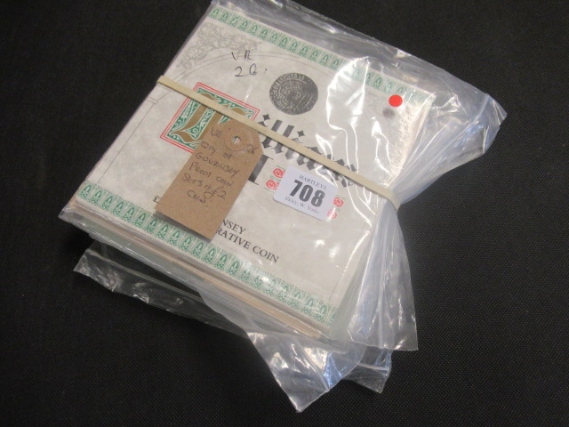 QUANTITY OF GUERNSEY PROOF COIN SETS AND  £2 COINS Image