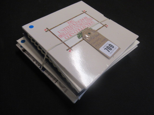 BRITISH PROOF COIN SETS 1987-93 Image