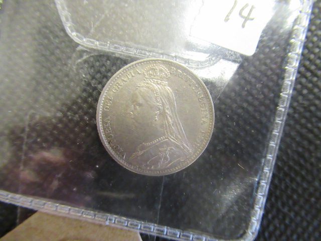 1887 HIGH GRADE SIXPENCE Image