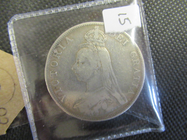 1889 SILVER DOUBLE FLORIN Image