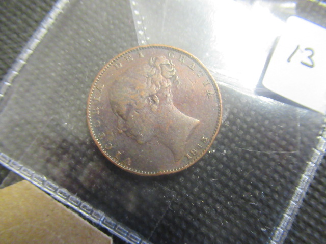 1843 QUARTER FARTHING Image