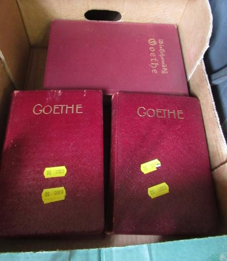 BOX OF GOETHE BOOKS Image
