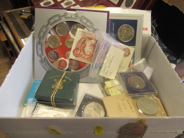 QUANTITY OF COINS AND PROOF SETS ETC Image