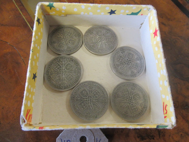 SIX 1930S HIGH GRADE FLORINS Image