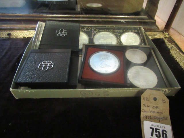 QUANTITY OF CANADIAN 1976 OLYMPIC GAMES COMMEMORATIVE COINS Image