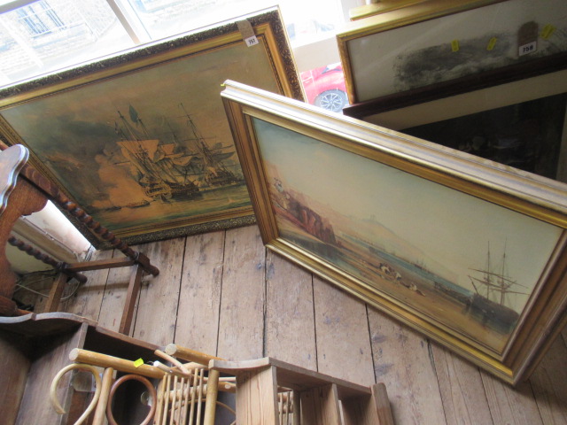 TWO LARGE PRINTS ON CANVAS Image
