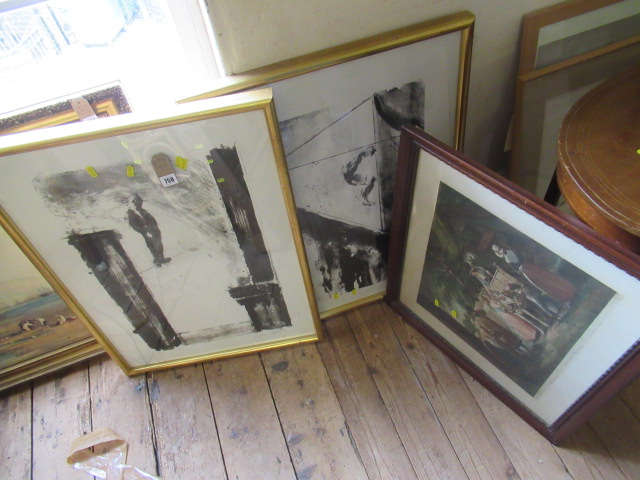 TWO PRINTS BY NICHOLAS RICHARDS AND ANOTHER Image