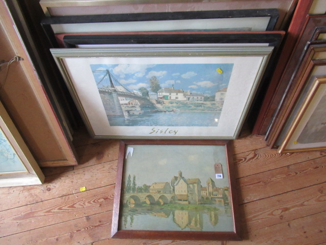 SIX IMPRESSIONIST PRINTS Image