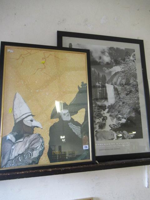 FRAMED PHOTO AND VENICE PRINT Image