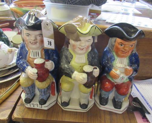 THREE TOBY JUGS Image