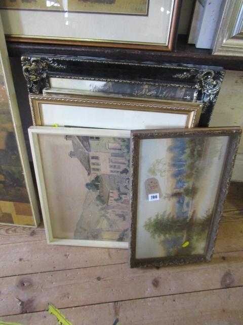 FIVE ORIGINAL PAINTS IN VARIOUS MEDIUMS Image