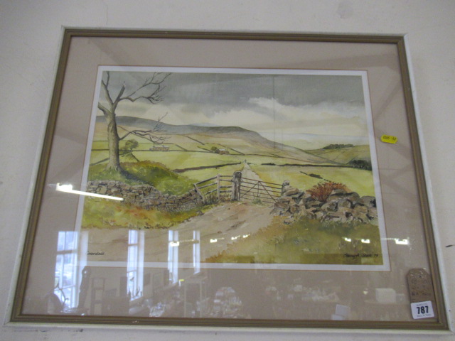 WATERCOLOUR BY HA TEALE ENTITLED COVERDALE Image