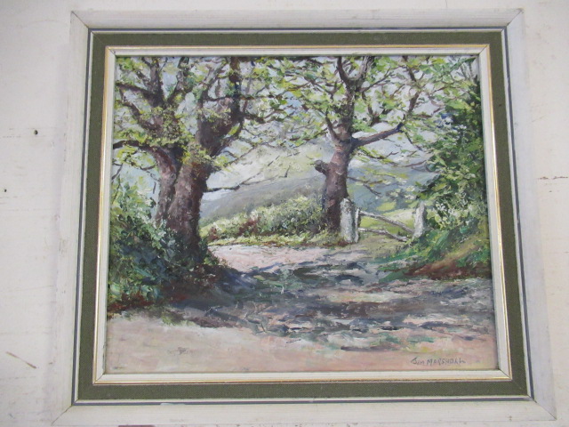 OIL ON BOARD BY JIM MARSHALL Image