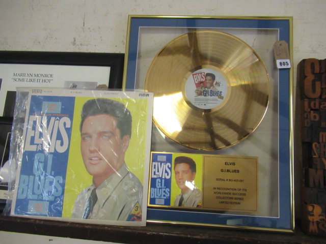 ELVIS GI BLUES LIMITED EDITION RECORD Image
