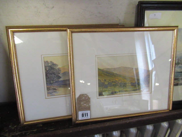 THREE WATERCOLOURS OF SNOWDONIA Image
