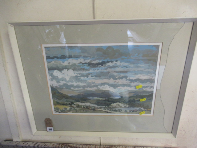 TOWARDS CROSSDALE GOUACHE BY MK HARRISON Image