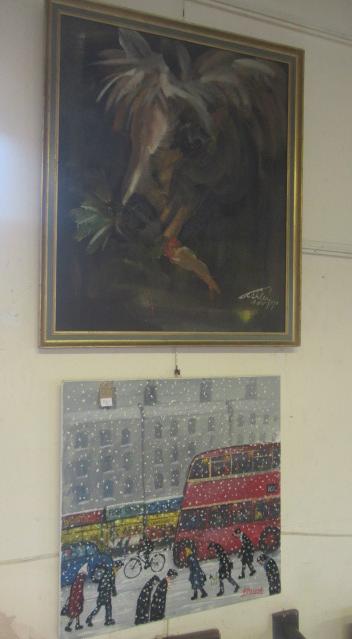 TWO OIL PAINTINGS Image