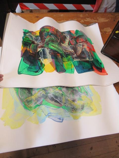 COLLECTION OF UNFRAMED COLLAGES Image