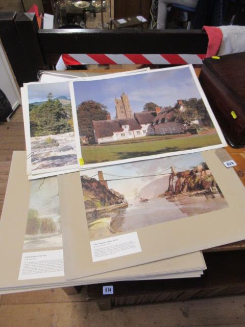 QUANTITY OF UNFRAMED PRINTS Image