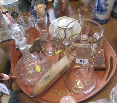 TIN TRAY OF MIXED ITEMS Image