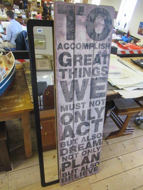 LONG FRAMED MIRROR AND ANOTHER Image