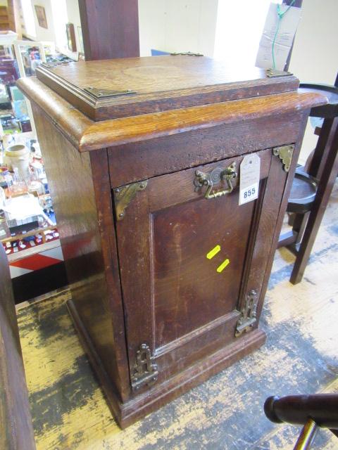 WOODEN COAL SCUTTLE Image