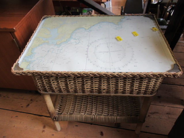 GLASS TOPPED SEWING BOX Image