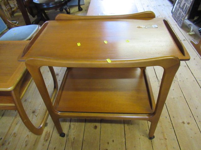 TEAK RETRO DRINKS TROLLEY Image