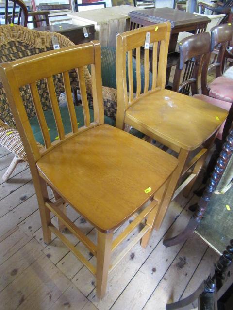 PAIR OF BAR STOOLS Image