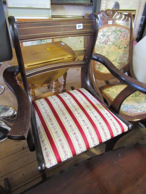 UPHOLSTERED ELBOW CHAIR Image