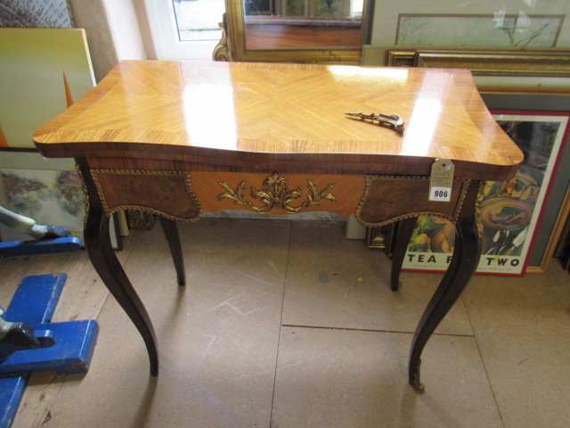 ORNATE FOLDING CARD TABLE Image