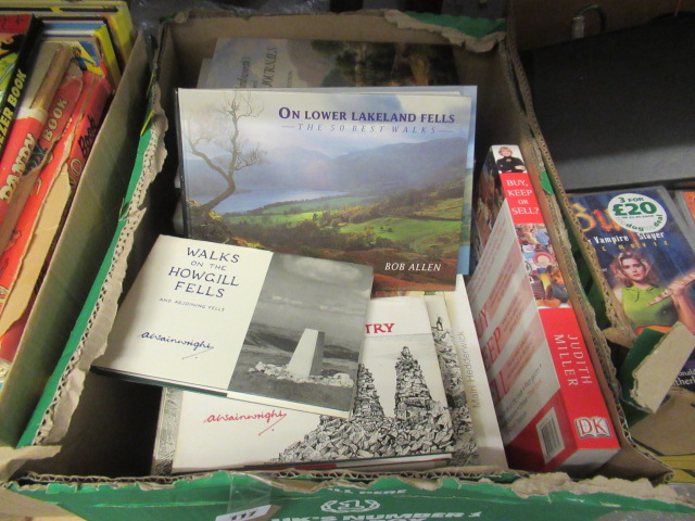 BOX OF YORKSHIRE AND THE LAKE DISTRICT BOOKS Image
