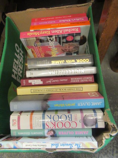 BOX OF COOKERY BOOKS Image