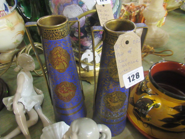 PAIR OF KINCO CLOISONNE VASES Image